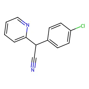 α-(4-氯苯基)-2-吡啶乙腈 structure