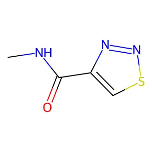 N-甲基-1,2,3-噻二唑-4-甲酰胺 structure