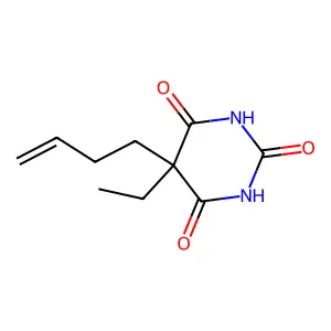 5-But-3-enyl-5-ethyl-1,3-diazinane-2,4,6-trione structure