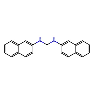 N,N'-二(2-萘基)甲二胺 structure