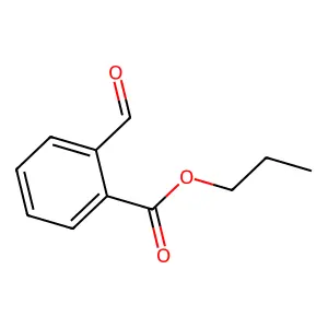 Propyl 2-formylbenzoate structure