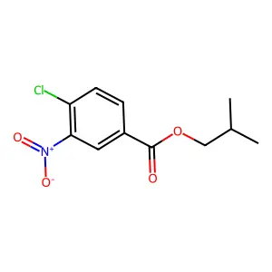 Iso-butyl 4-chloro-3-nitrobenzoate structure