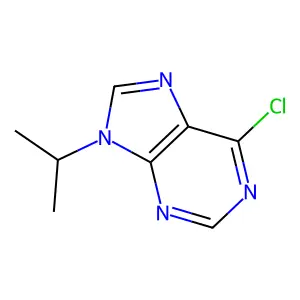 6-Chloro-9-isopropyl-9H-purine structure