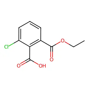2-氯-6-(乙氧基羰基)苯甲酸 structure