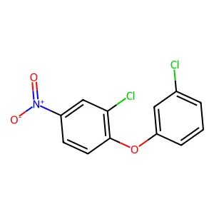 2-Chloro-1-(3-chlorophenoxy)-4-nitrobenzene structure