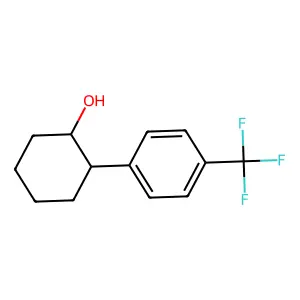 2-(4-(Trifluoromethyl)phenyl)cyclohexanol structure