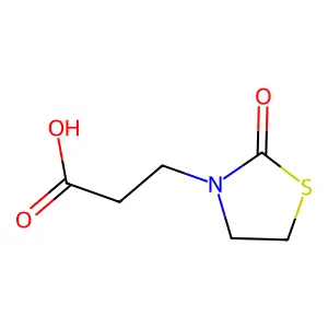 3-(2-氧代-1,3-噻唑烷-3-基)丙酸 structure