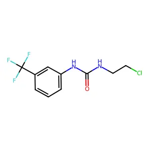 3-(2-Chloroethyl)-1-[3-(trifluoromethyl)phenyl]urea structure