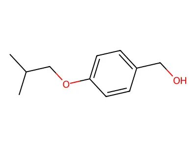 (4-(2-Methylpropoxy)phenyl)methanol structure
