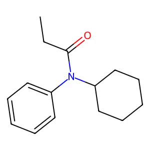 N-环己基-N-苯基丙酰胺 structure