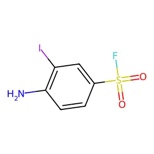 4-氨基-3-碘苯磺酰氟 structure
