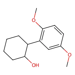 2-(2,5-Dimethoxyphenyl)cyclohexan-1-ol structure