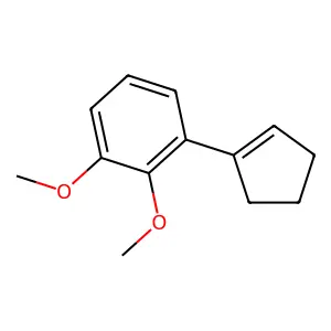 1-(1-Cyclopenten-1-yl)-2,3-dimethoxybenzene structure