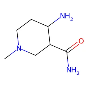 3-Piperidinecarboxamide, 4-amino-1-methyl- structure