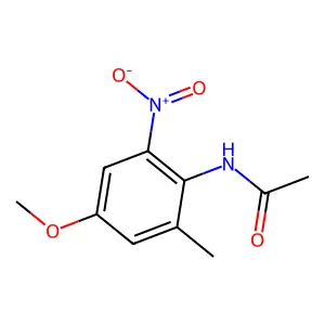 N-(4-methoxy-2-methyl-6-nitrophenyl)acetamide structure