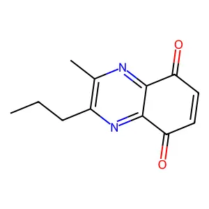2-Methyl-3-propyl-5,8-quinoxalinedione structure