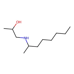 1-[(Octan-2-yl)amino]propan-2-ol structure