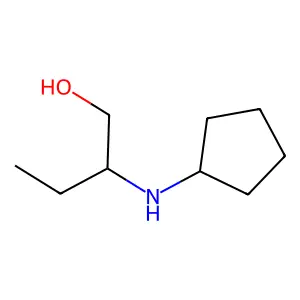 2-(Cyclopentylamino)butan-1-ol structure