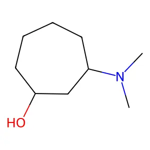 Cycloheptanol, 3-(dimethylamino)- structure