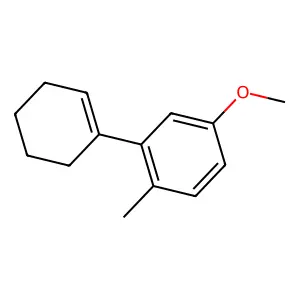 5'-Methoxy-2'-methyl-2,3,4,5-tetrahydro-1,1'-biphenyl structure