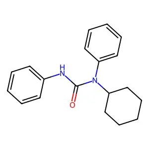 N-Cyclohexyl-N,N'-diphenylurea structure