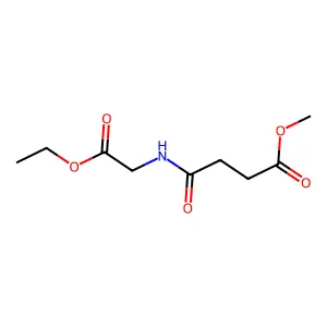 Methyl 4-[(2-ethoxy-2-oxoethyl)amino]-4-oxobutanoate structure