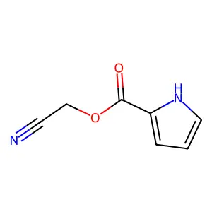 cyanomethyl 1H-pyrrole-2-carboxylate structure