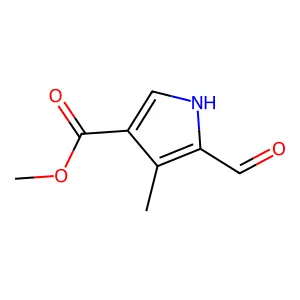 methyl 5-formyl-4-methyl-1H-pyrrole-3-carboxylate structure