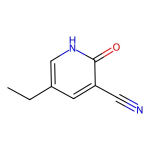 5-乙基-1,2-二氢-2-氧代吡啶-3-甲腈 structure