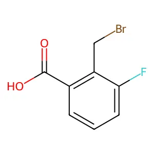 2-(溴甲基)-3-氟苯甲酸 structure