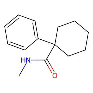 N-甲基-1-苯基环己烷-1-甲酰胺 structure