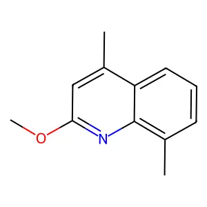 2-Methoxy-4,8-dimethylquinoline structure