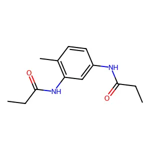 N-[4-甲基-3-(丙酰氨基)苯基]丙酰胺 structure