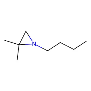 1-Butyl-2,2-dimethylaziridine structure