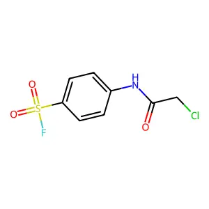 4-(2-氯乙酰氨基)苯-1-磺酰氟 structure