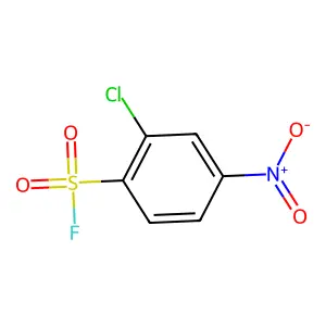 2-氯-4-硝基苯-1-磺酰氟 structure