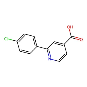 2-(4-Chlorophenyl)isonicotinic acid structure