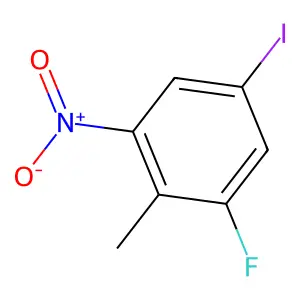 2-Fluoro-4-iodo-6-nitrotoluene structure