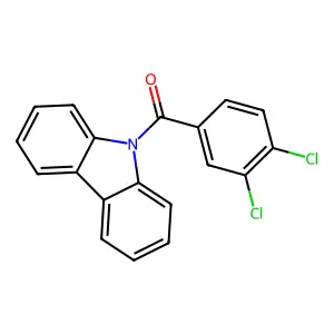 9H-carbazol-9-yl(3,4-dichlorophenyl)-Methanone structure