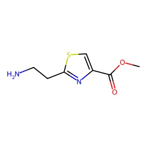 Methyl 2-(2-aminoethyl)-1,3-thiazole-4-carboxylate structure