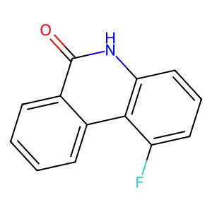 1-Fluorophenanthridin-6(5h)-one structure