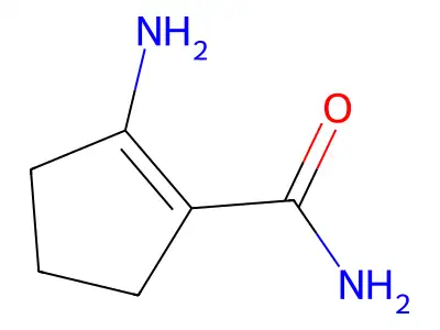2-氨基环戊-1-烯甲酰胺 structure