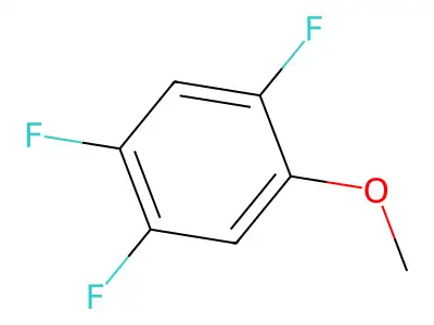 2,4,5-Trifluoroanisole structure