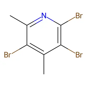 2,3,5-Tribromo-4,6-dimethylpyridine structure