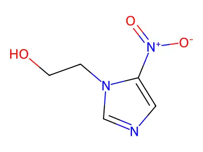 2-(5-Nitro-1H-imidazol-1-yl)ethanol structure