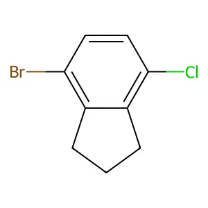 4-bromo-7-chloro-2,3-dihydro-1H-indene structure