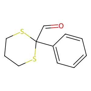 2-苯基-1,3-二噻烷-2-甲醛 structure