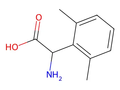 2-amino-2-(2,6-dimethylphenyl)acetic Acid structure