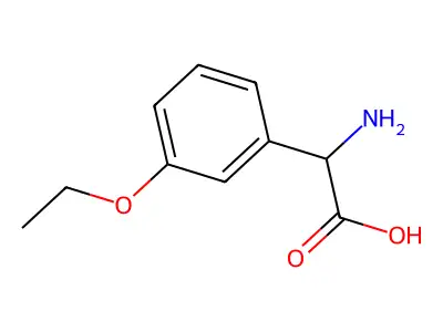 Amino-(3-ethoxy-phenyl)-acetic acid structure