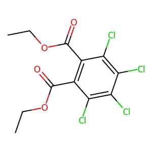 Diethyl 3,4,5,6-tetrachlorobenzene-1,2-dicarboxylate structure